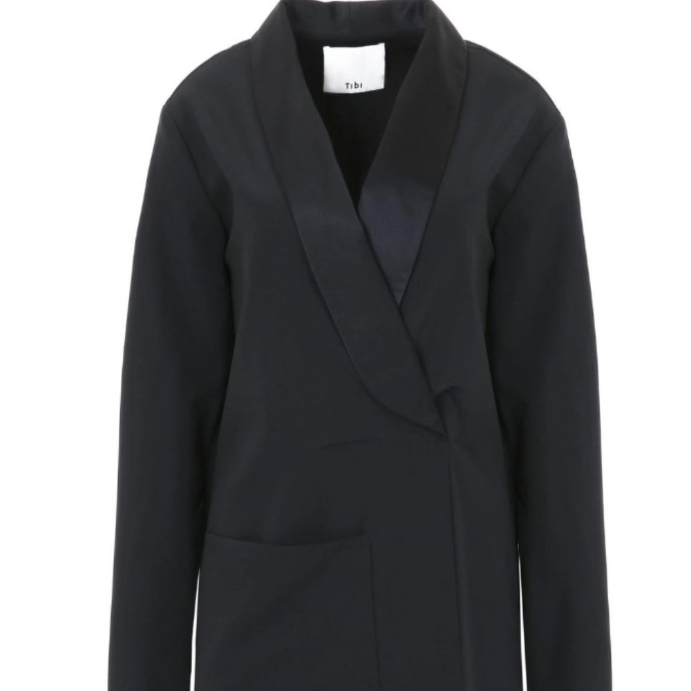 NWT Tibi Tropical Wool Tuxedo Dress - US 8